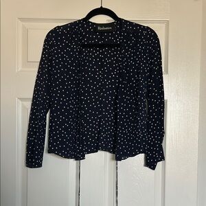 Réalisation Navy wrap top